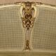 Louis XVI Bergère canapé in gilded wood with double caning