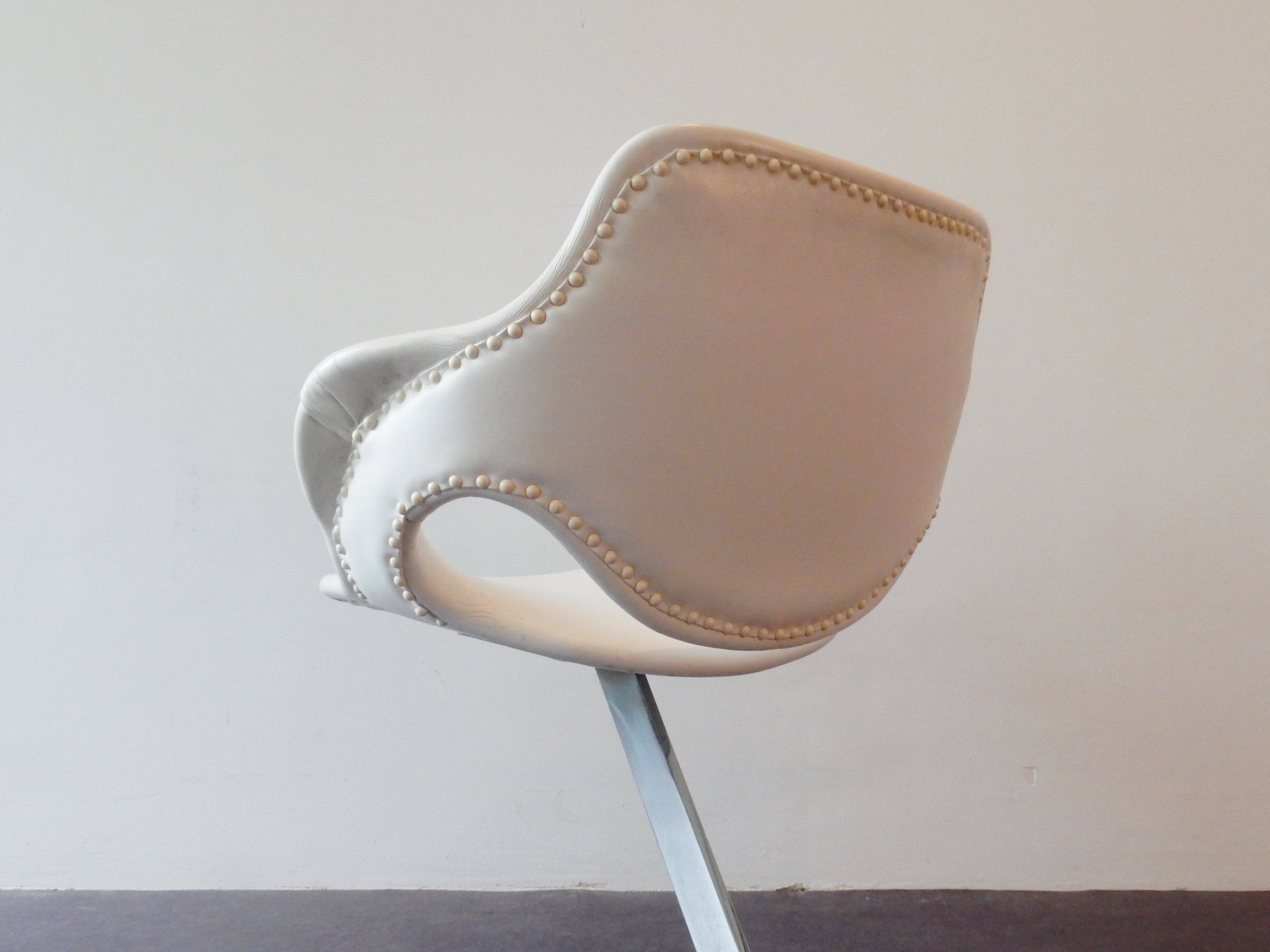 Dining set by Euro International steel Belgique 1970's