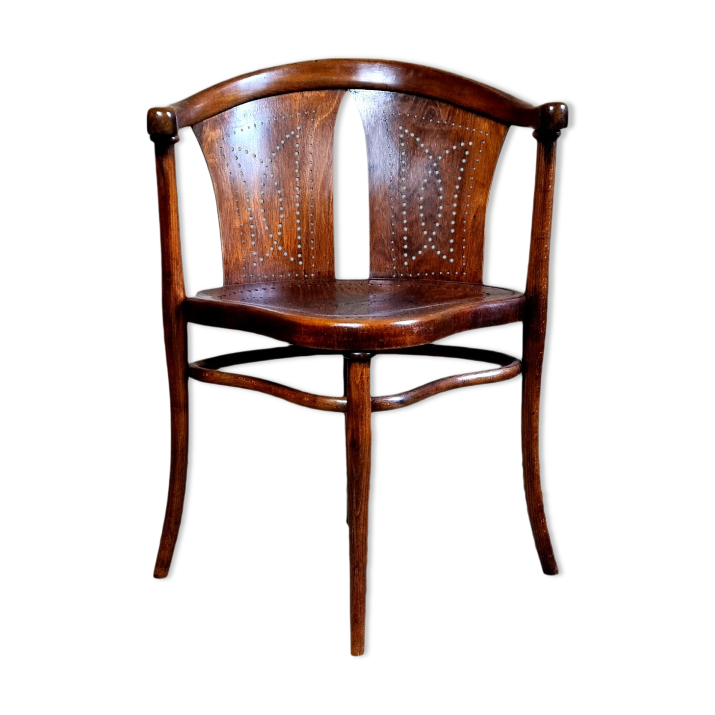 Fauteuil de bureau Thonet n°1 fin XIXe, début XXe