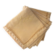 8 serviettes anciennes monogrammées CG - 38x38 cm - Coton