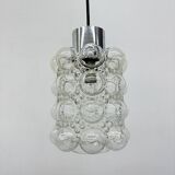 Large Bubble Glass Pendant by Helena Tynell for Limburg, Germany, 1970s