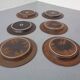 Ruska Plates by Ulla Procope for Arabia, Set of 6, Finland, 1960s , Set of 6
