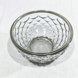Henri Soufflot - Crystal and Silver Salad Bowl