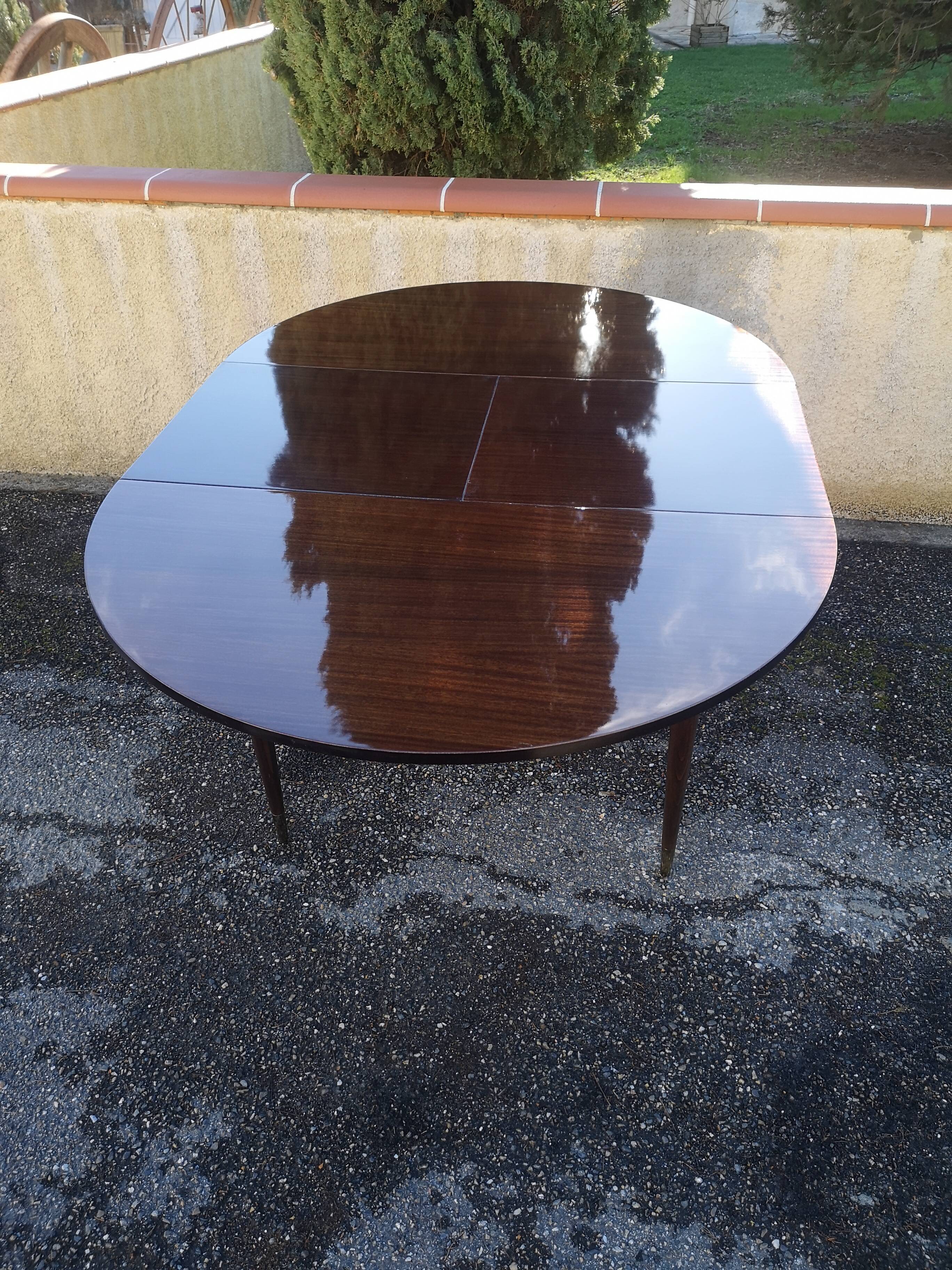 Table ronde extensible  vintage