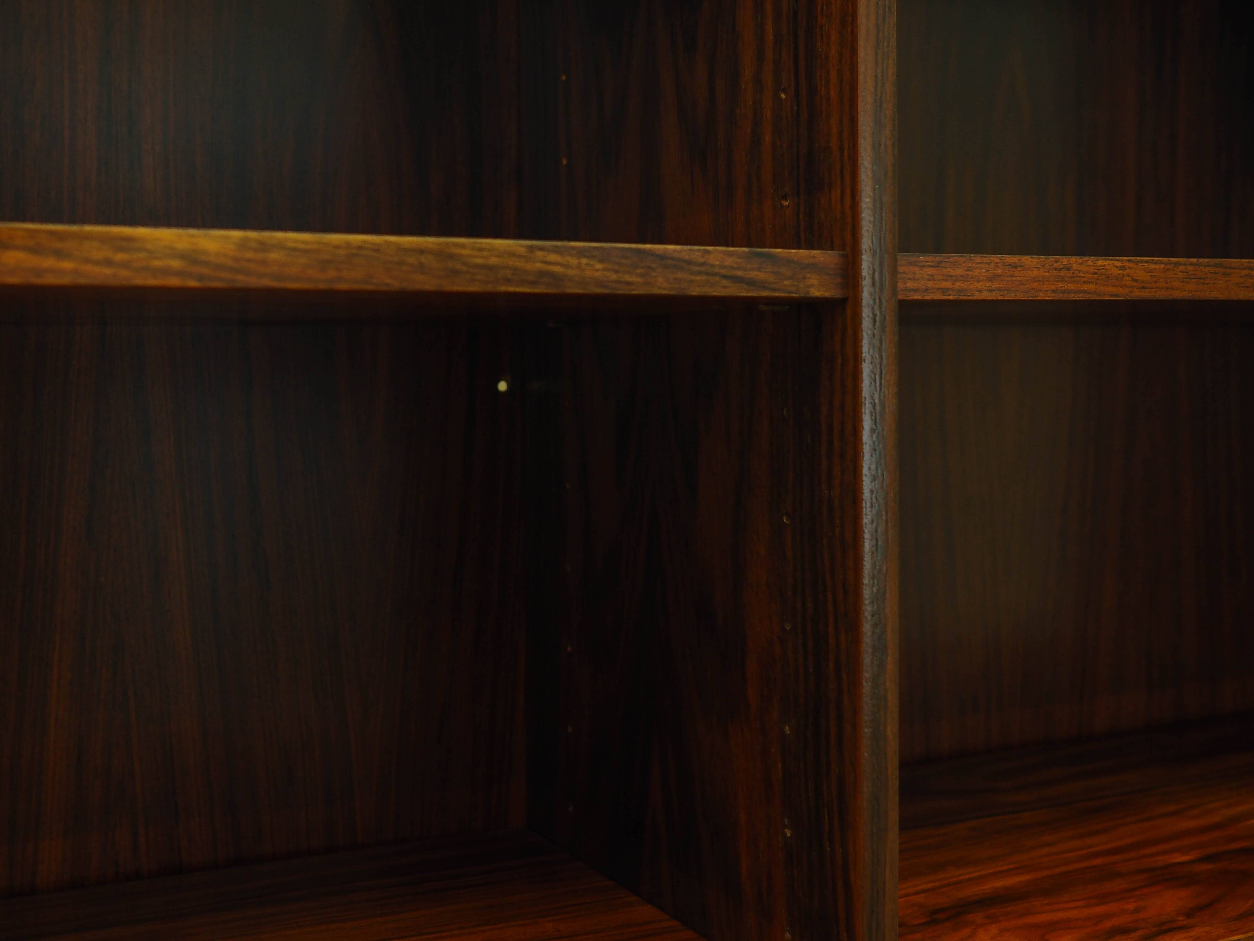 Rosewood bookcase, Danish design, 1970s, manufacturer: Hundevad
