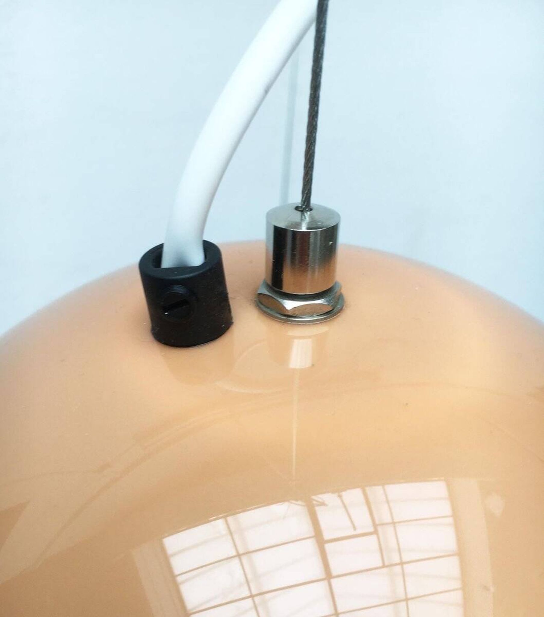 Suspension vintage italienne Elpis de Guzzini