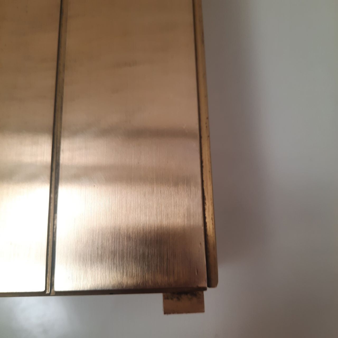 Table lamp - brass - vintage.