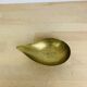 Organic brass gold-plated catchall, drop shape.