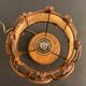 Lampe en rotin Louis Sognot 1950