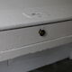 White 50s wooden counter desk