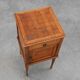 Art Deco nightstand in oak with turned legs, France 1920