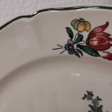 Set of 6 old flat ceramic plates VILLEROY and BOCH "Alt Strassburg"