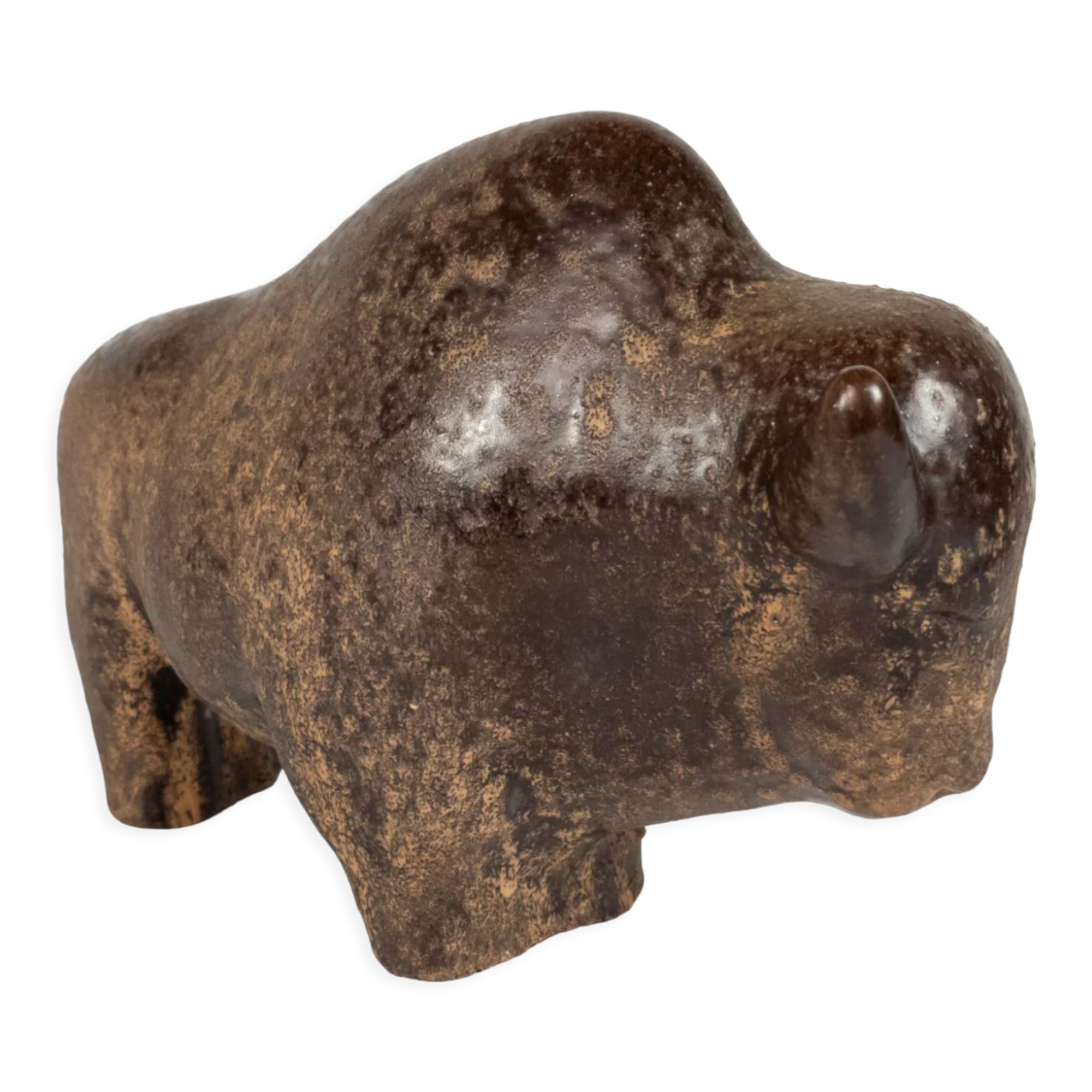 Ruscha Kurt Tschörner Vulcano ceramic bull, 1960