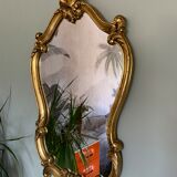 Golden rock mirror