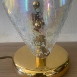 Lampe en verre de Murano iridescent