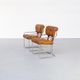 70s Guido Faleschini Tucroma Dining Chairs for i4 Mariani set/2