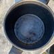 Vallauris service, the pottery of the great oak. Black metal glazed ceramics.