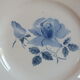 4 dessert plates Digoin Sarreguemines vintage