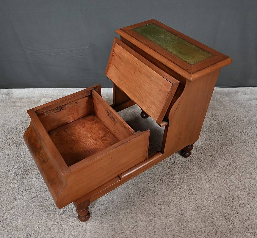 Victorian Library Step Stool in Mahogany, England – 2nd half of the 19th century