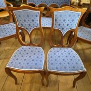 Salon Art Nouveau complet, 1 canapé + 2 fauteuils + 2 chaises, ca 1900