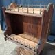 Mini bar maritime in solid wood and brass