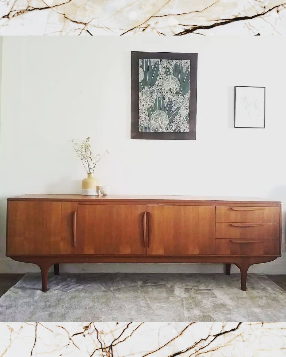 Sideboard teak furniture tv paris