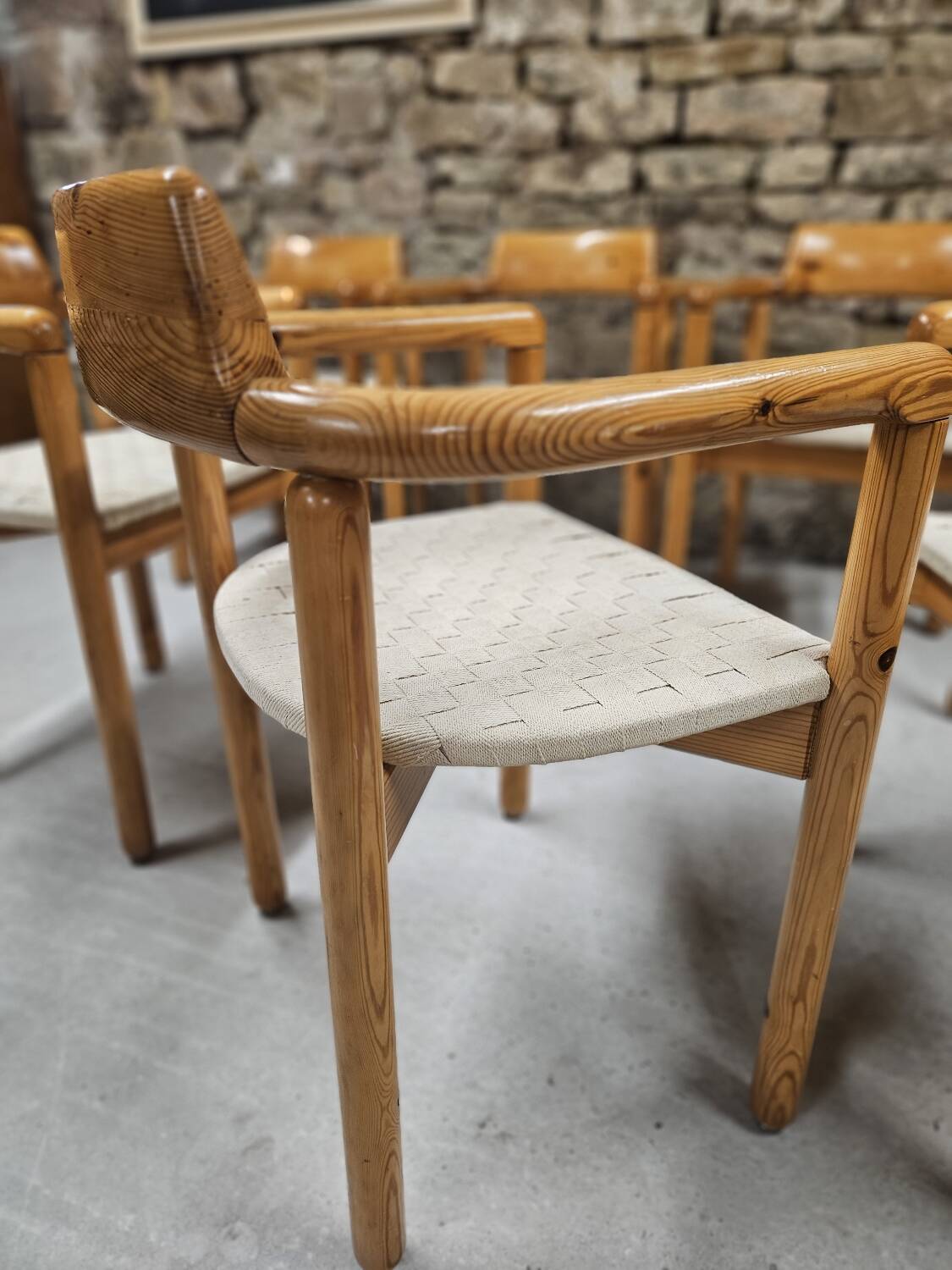 Lot of 6 Rainer Daumiller armchairs