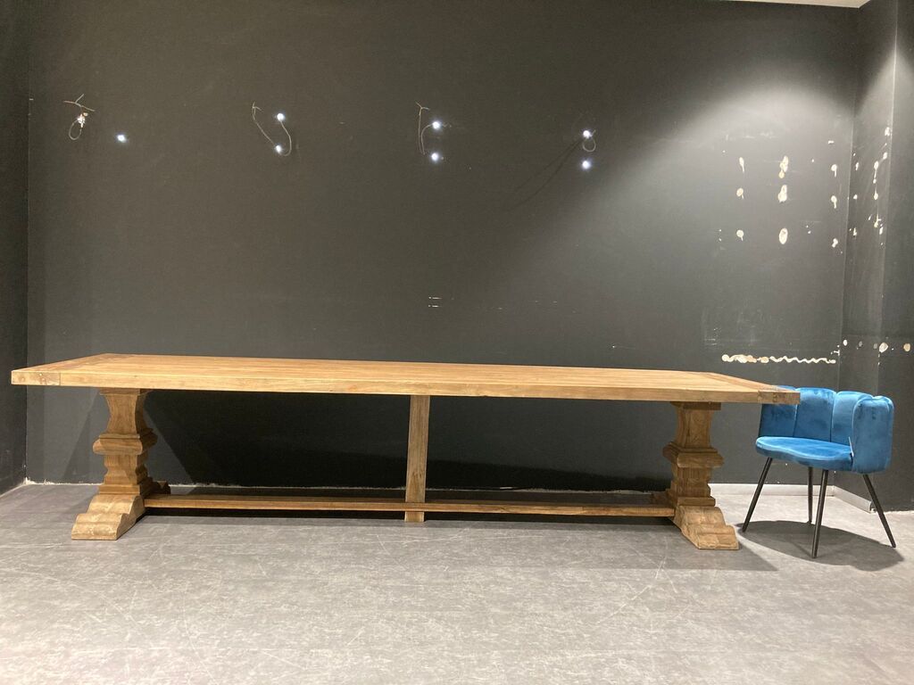 Solid chene table 300 x 100 cm