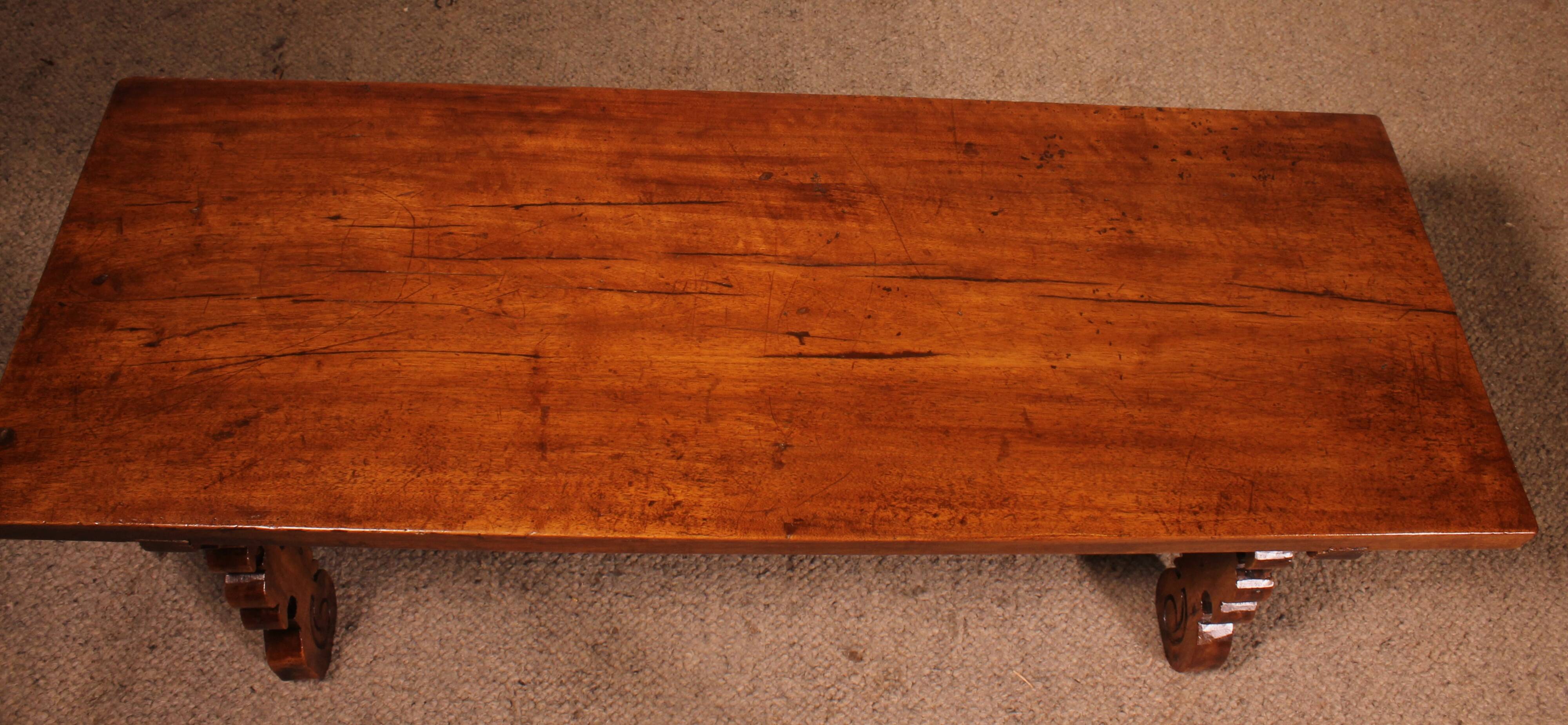 Spanish Walnut Coffee Table - 17th Century