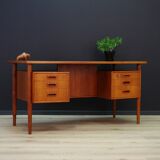 TEAK WRITING DESK DANISH DESIGN 60 70 RETRO