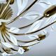 Large Vintage Floral Pendant Light , 1950s