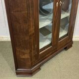 Early 20th century walnut corner cabinet