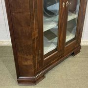 Early 20th century walnut corner cabinet