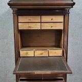 Renaissance style secretary in carved walnut circa 1850