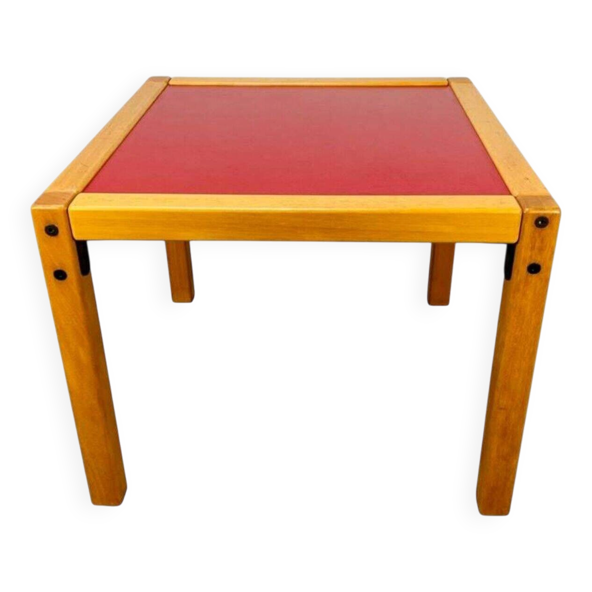 Flötotto coffee table Profilsystem 1970s red