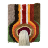 Mid-century modern or Danish Rya style tapestry