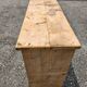 Antique fir wood workshop cabinet with drawers