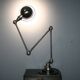 Jieldé floor lamp 3 arms 40cm graphite industrial Jean Louis Domecq vintage
