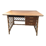 Rattan desk