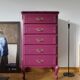 Chiffonnier vintage Prune