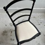Reupholstered Napoleon III chairs