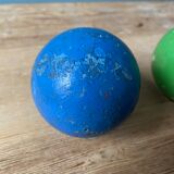 Ancient wooden bowling