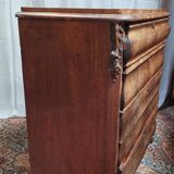 19th century Biedermeier mahogany chest of drawers