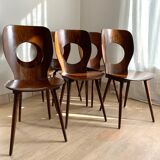 Series of 6 Baumann Eye model chairs