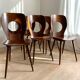 Série de 6 chaises Baumann modèle Œil