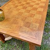 Solid wood dining table
