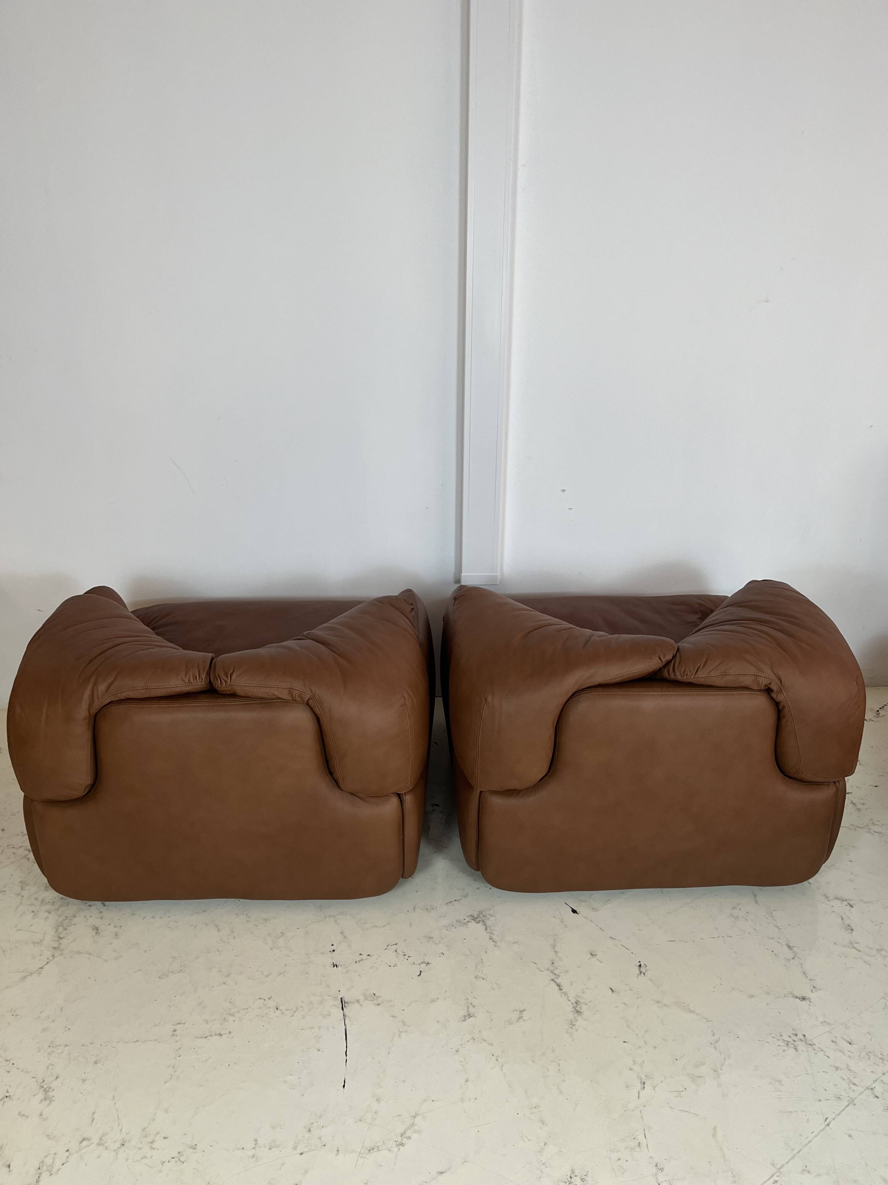 Confidential Lounge Chairs and Sofa by Alberto Rosselli, Set of 3