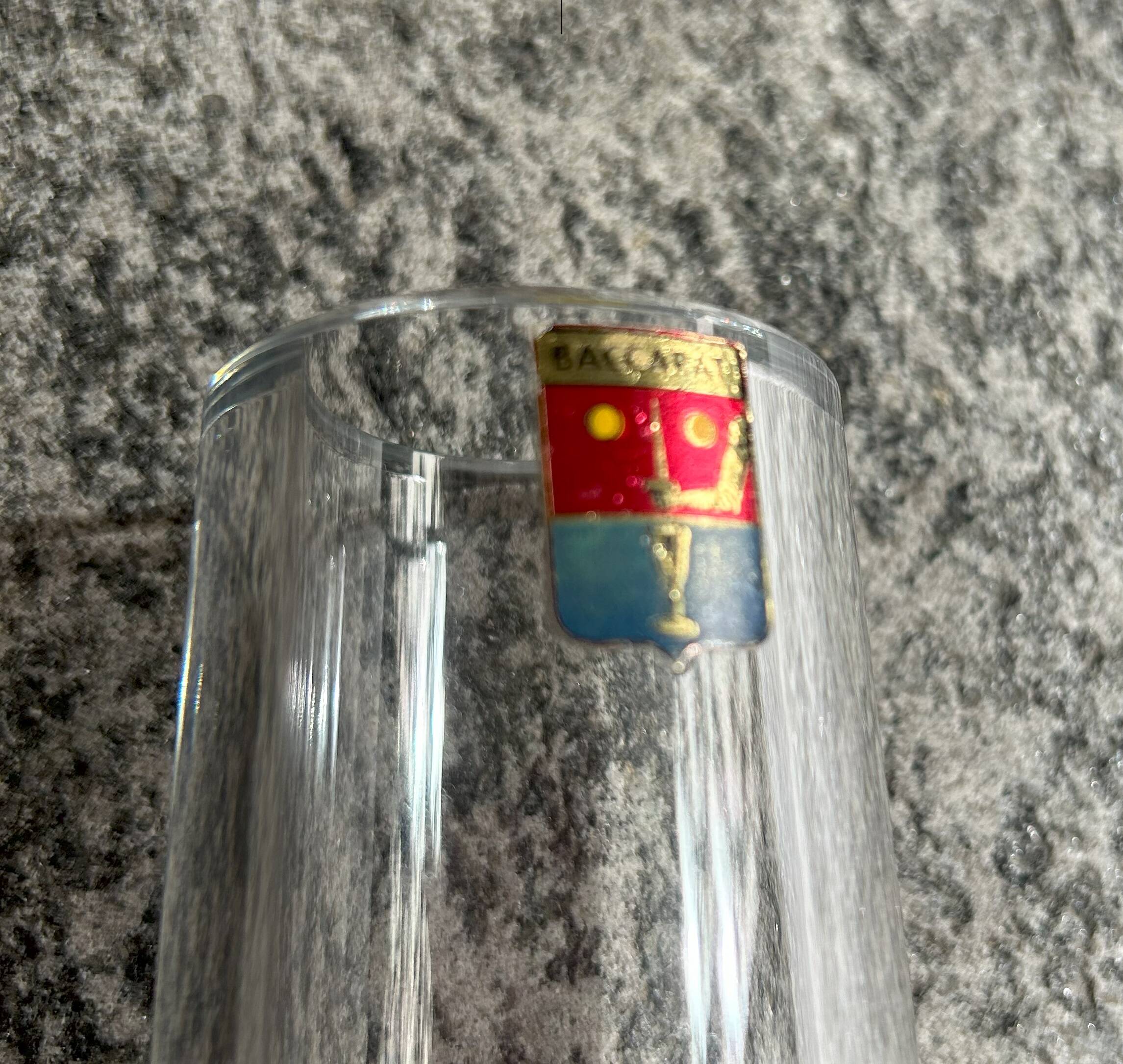 Baccarat crystal vase. Sign.