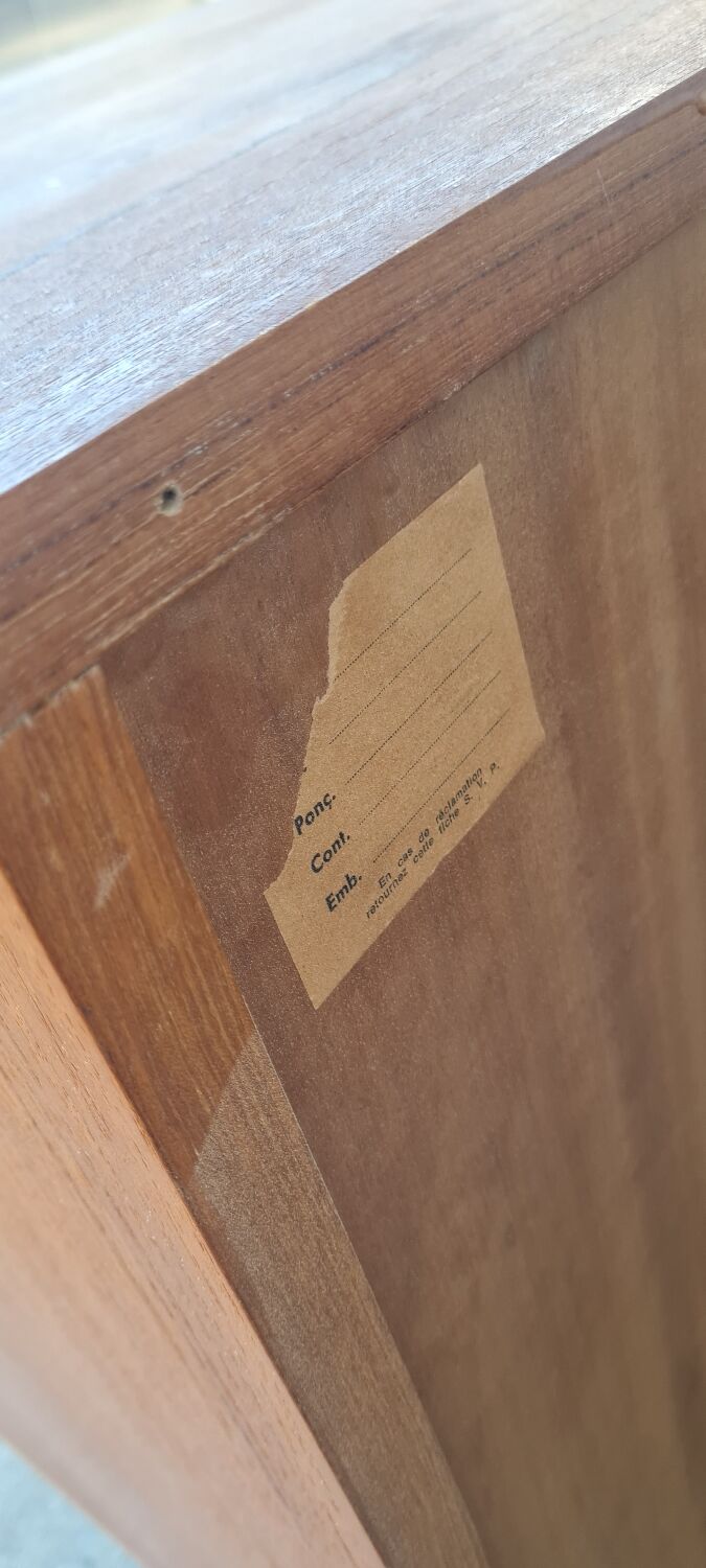 Enfilade scandinave en teck 1960