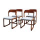 Ensemble de 4 chaises traîneau Baumann